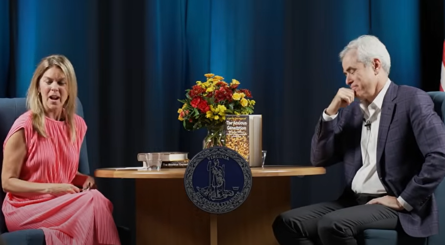 Première dame Suzanne Youngkin et Dr. Jonathan Haidt